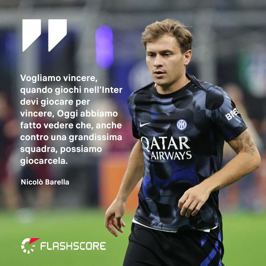 Le parole di Nicolò Barella