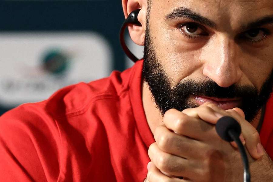 Salah este în prezent golgheter în Premier League, cu 14 reușite pentru Liverpool