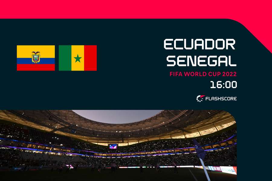El Senegal - Ecuador, como todos los partidos, se vive en Flashscore