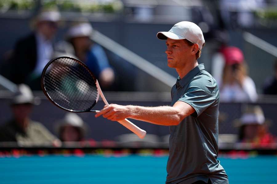 Sinner celebrates his victory