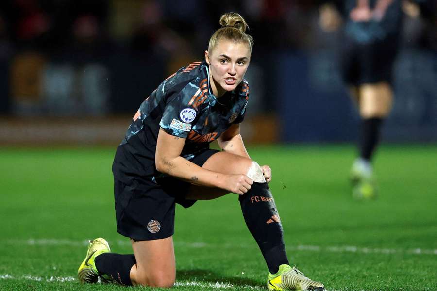 Georgia Stanway suffered a torn ligament in training with her club side