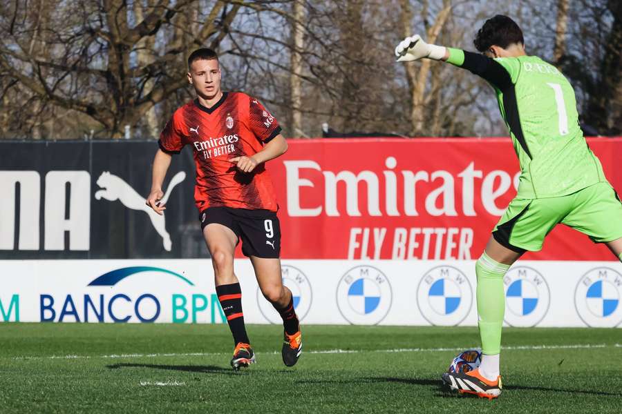 Camarda, a principal estrela da equipa de juniores do AC Milan