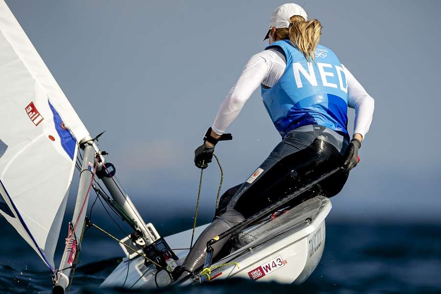 Marit Bouwmeester werkt nu toe naar het WK in augustus voor de kust van Scheveningen