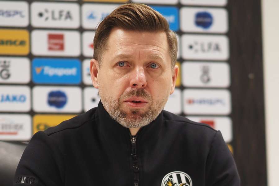 Trenér Hradce Králové David Horejš.