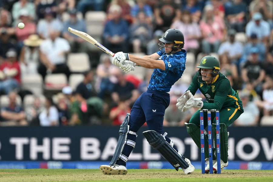 Bethell in action for England