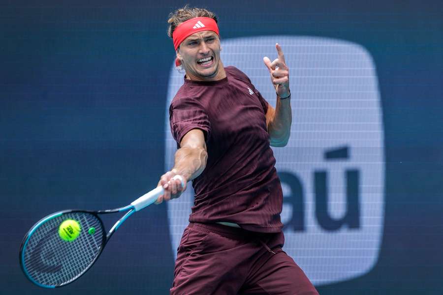Alexander Zverev is the men's top seed in Miami