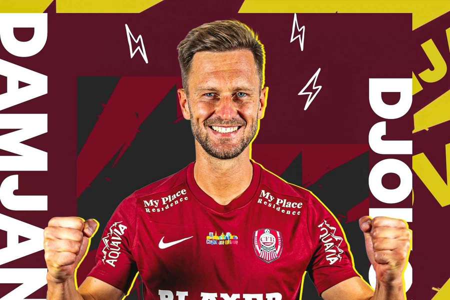 Mijlocaşul croat Damjan Djokovic a revenit la echipa de fotbal CFR Cluj