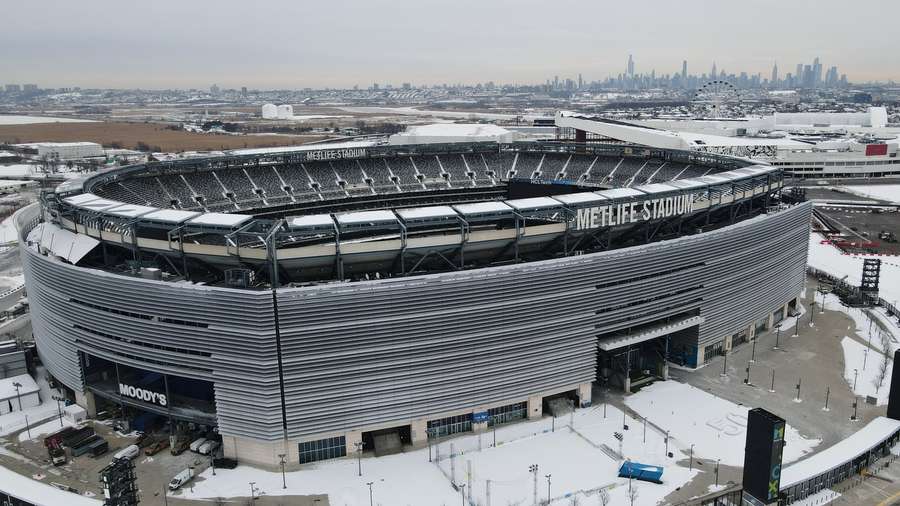 The MetLife Stadium in New Jersey