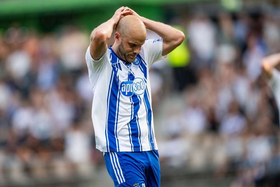 Teemu Pukki scored but was on the losing side in the Helsinki derby