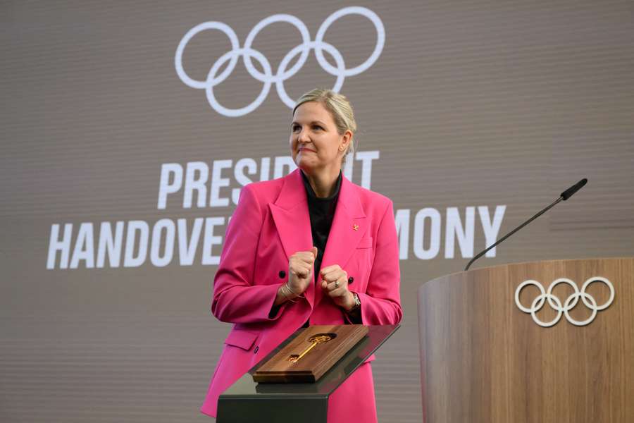 Kirsty Coventry à Lausanne ce lundi.