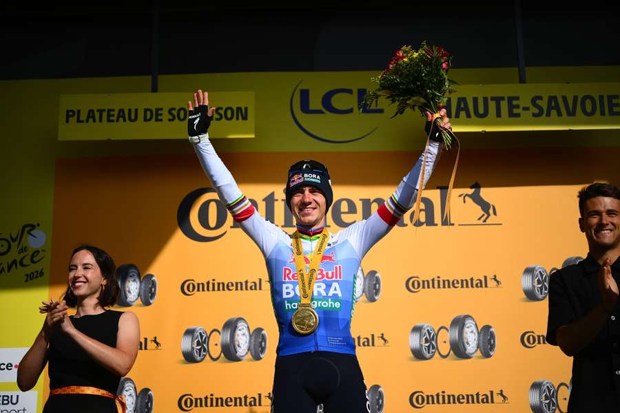 Remco Evenepoel conquistou a 15.ª etapa da Volta a França Remco Evenepoel conquistou a 15.ª etapa da Volta a França