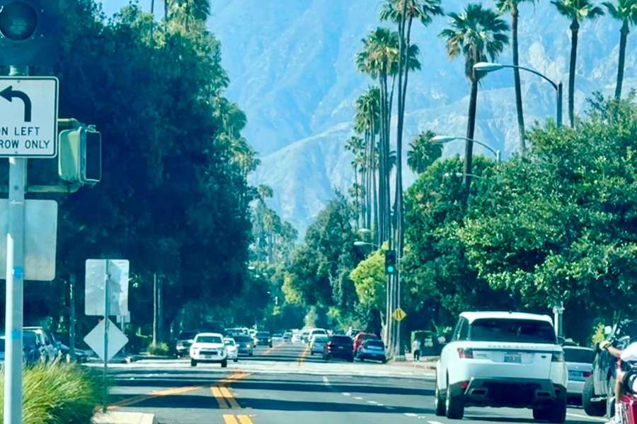 Una calle de Los Ángeles