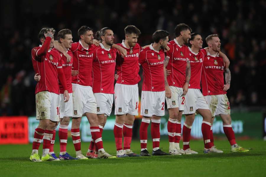 Wrexham boss Parkinson celebrates Cup shock against Forest: Reynolds gets it