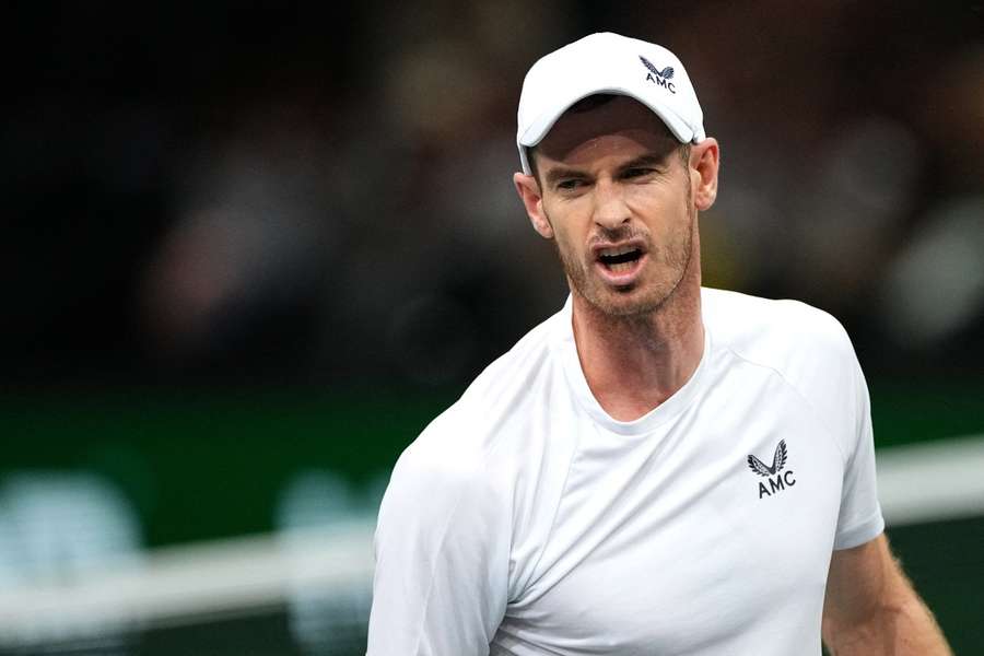 Andy Murray durante un partido