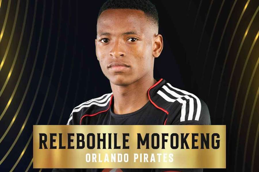 Relebohile Mofokeng was named Footballer of the Season