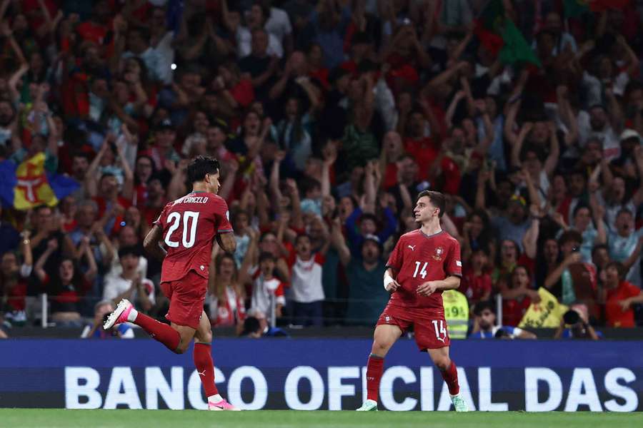 Portugal venceu os quatro primeiros jogos