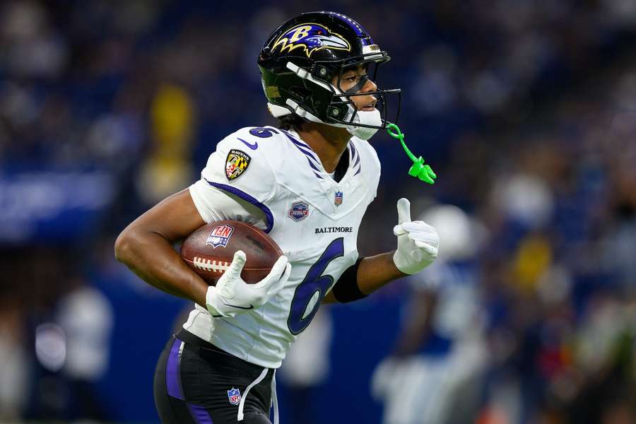 Ravens' Ja'Kobi Lane during Week 1 against the Indianapolis Colts