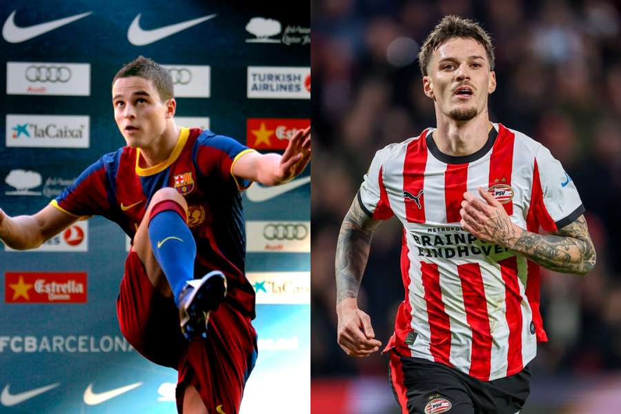 Ibrahim Affelay și Dennis Man