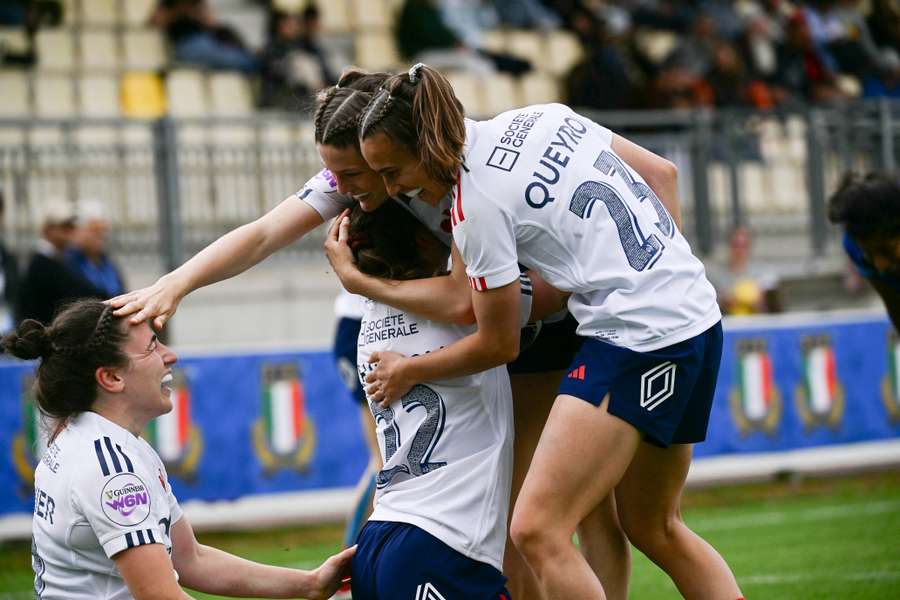 Les Bleues à Parme.