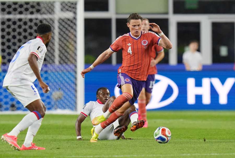 McTominay in action against Haiti McTominay in action against Haiti