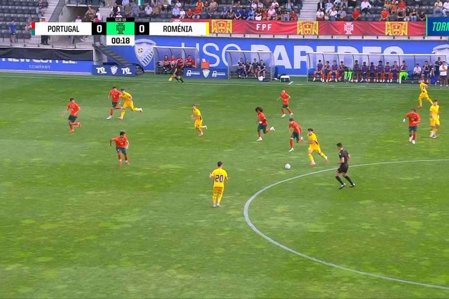 Naționala U18 a României a remizat cu Portugalia, în al doilea meci de la Turneul celor 4 Națiuni