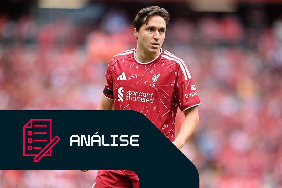 Federico Chiesa do Liverpool durante o particular frente ao Mónaco