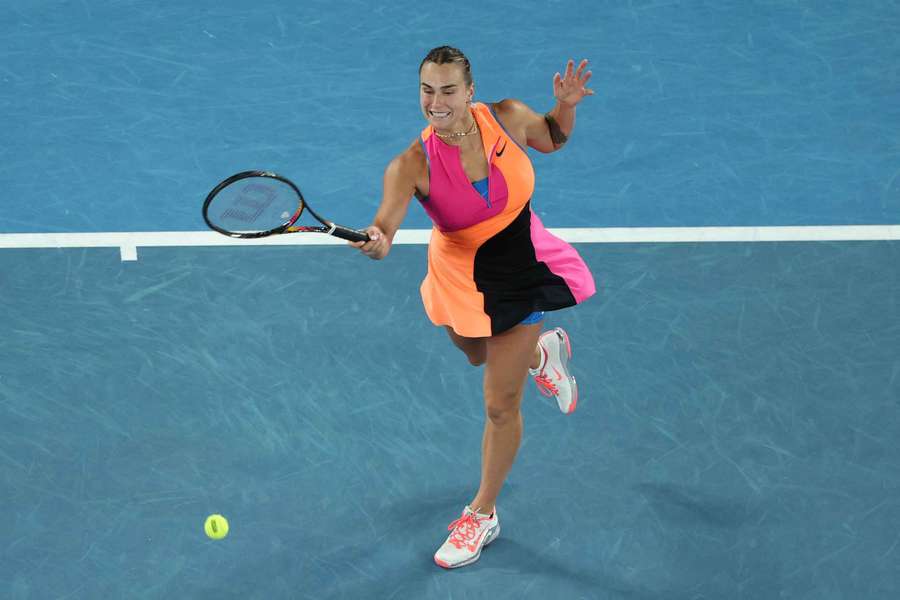 Sabalenka w Australii, w styczniu. Sabalenka w Australii, w styczniu.