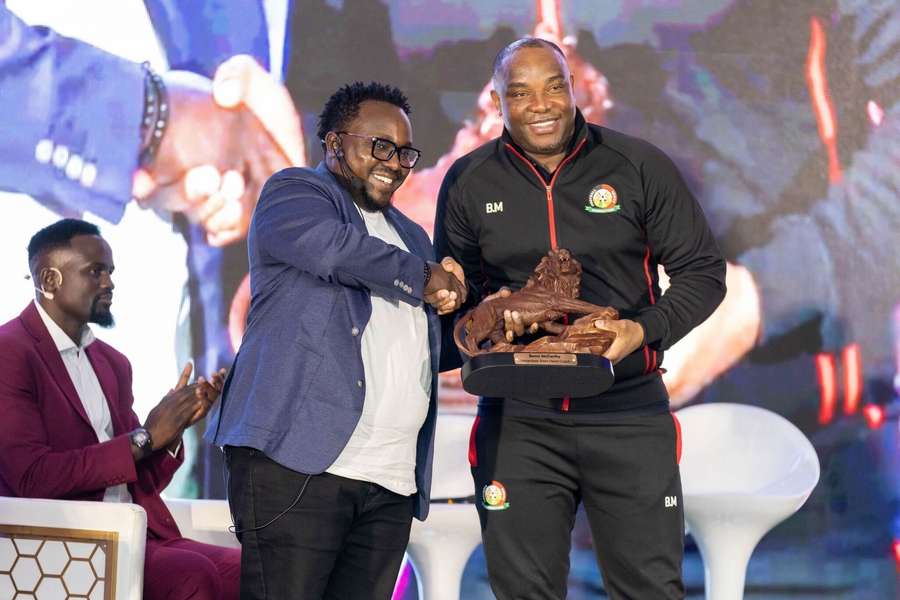 Kenya manager Benni McCarthy at his unveiling