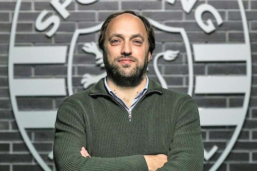João Coelho, treinador da equipa de voleibol do Sporting