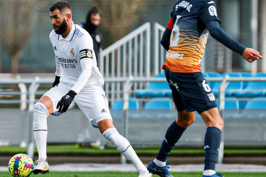 Benzema jogou diante do Leganés