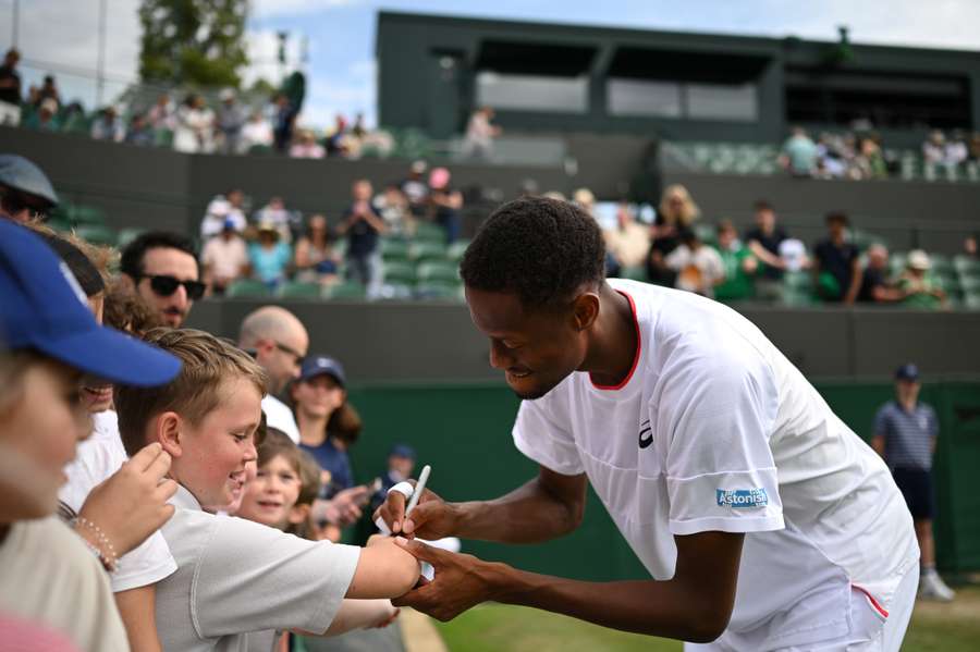 Eubanks se ha ganado el cariño del público de Wimbledon