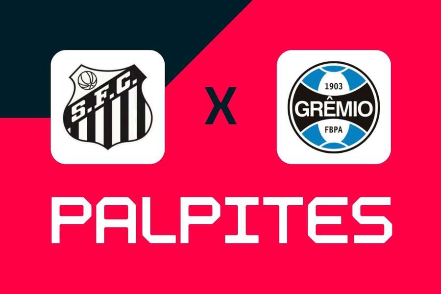Após fases complicadas no Brasileirão, Santos e Grêmio se encontram em momentos relativamente positivos 