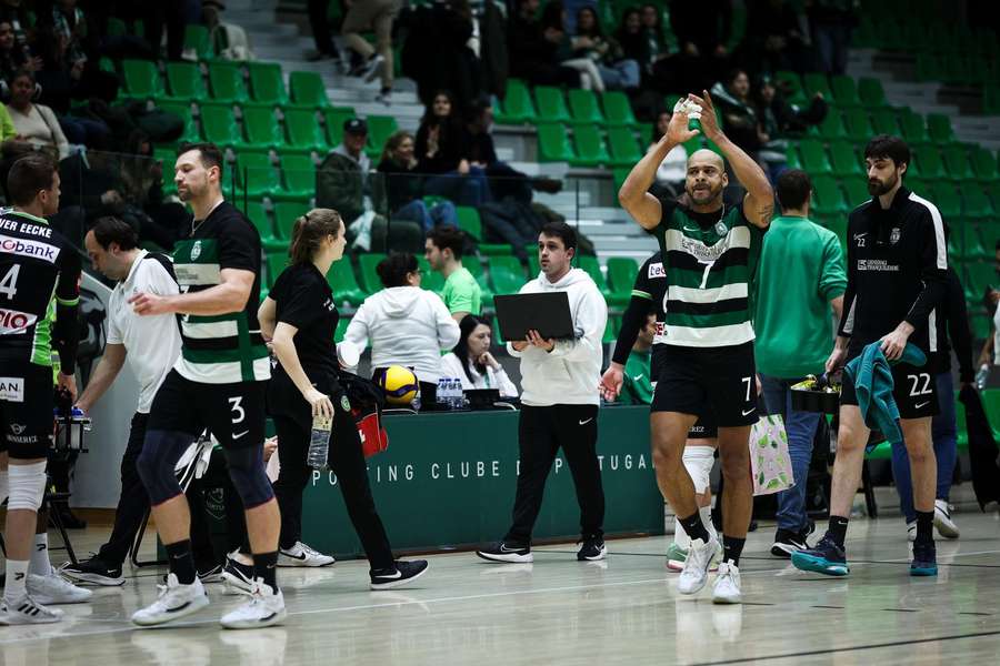 A festa dos jogadores leoninos