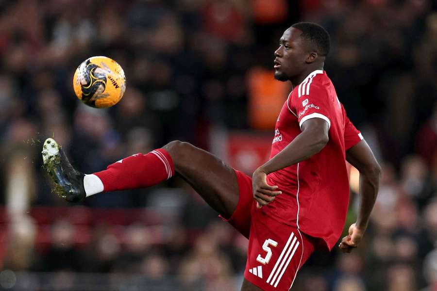 Konaté avec Liverpool.