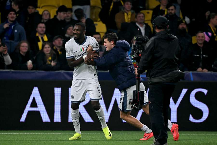 Thuram celebrates late winner 