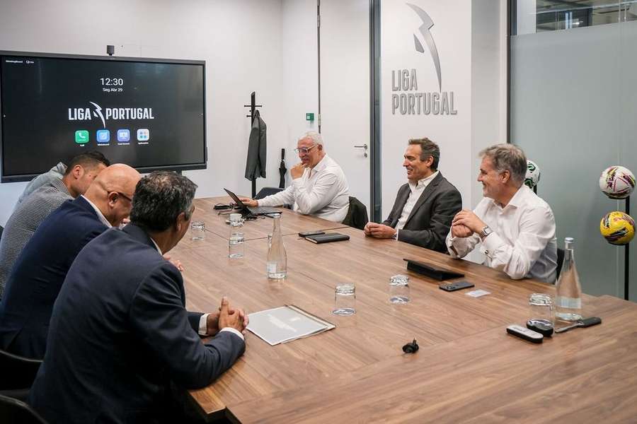 Reinaldo Teixeira, presidente da Liga Portugal, recebeu a APAF