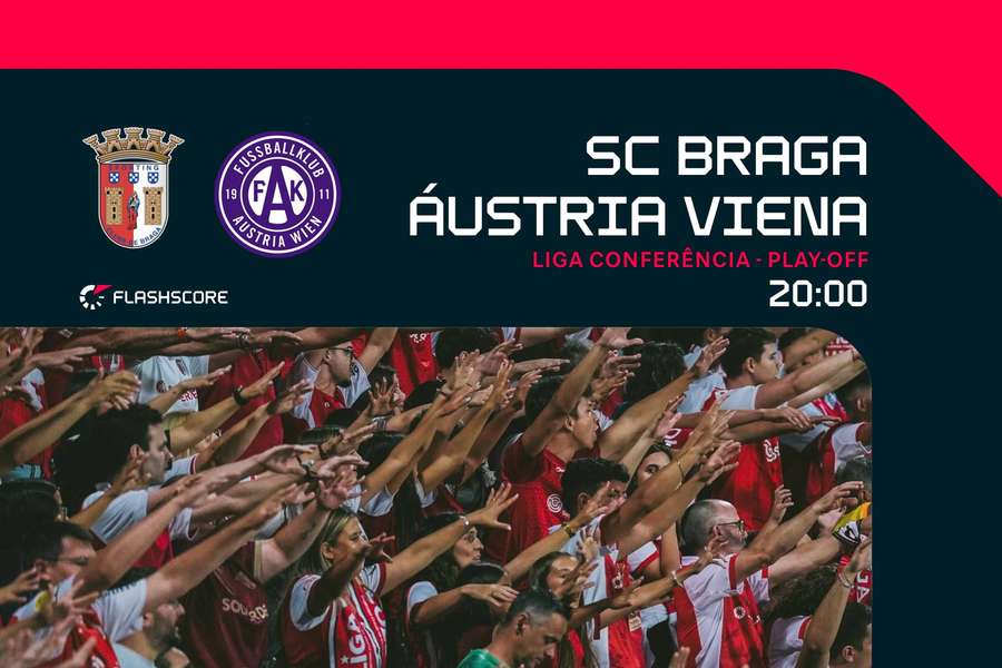 SC Braga recebe Áustria Viena na primeira mão SC Braga recebe Áustria Viena na primeira mão