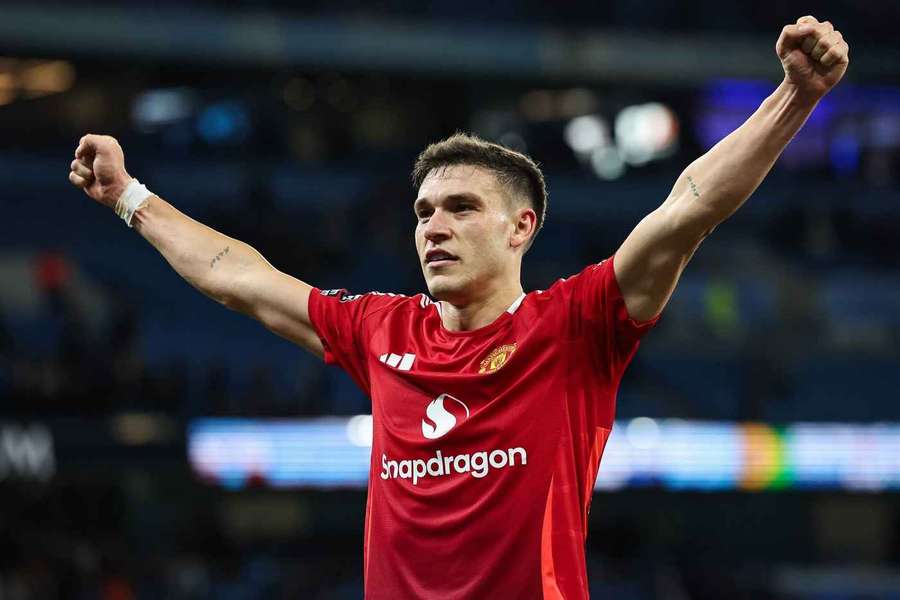 Ugarte festejou a vitória diante do Manchester City