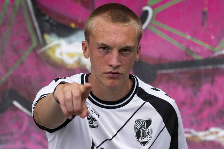 Sander Guggedal Dahle apresentado no Vitória SC Sander Guggedal Dahle apresentado no Vitória SC