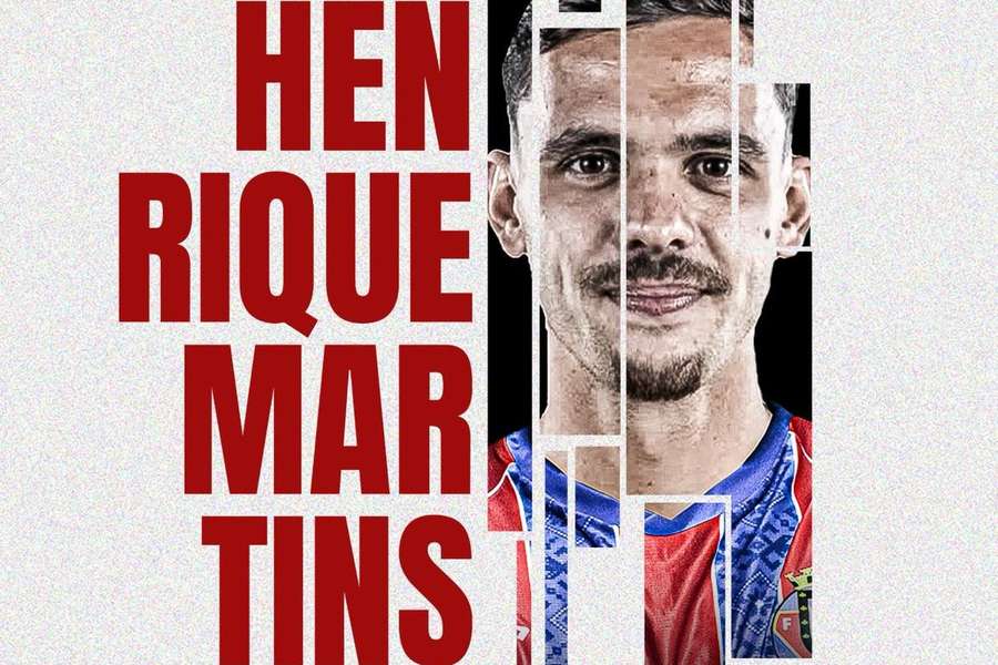 Henrique Martins oficializado pelo Felgueiras
