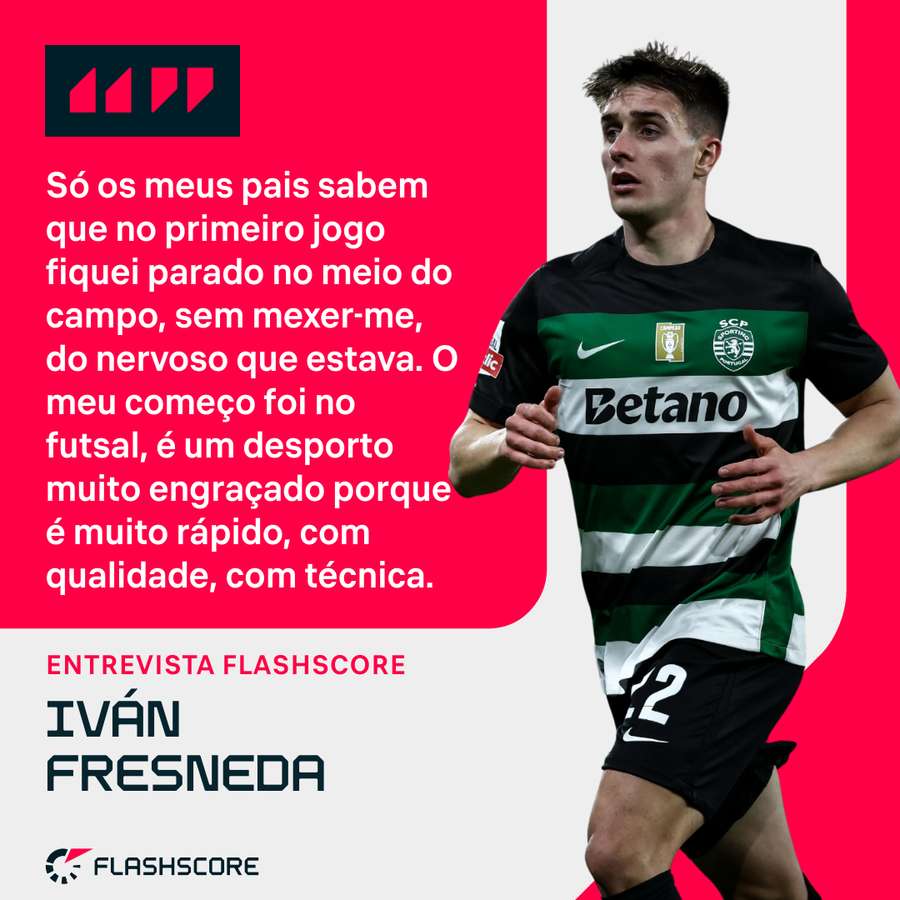 Fresneda começou no futsal com apenas 4 anos