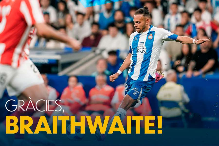 Braithwaite despede-se do Espanyol