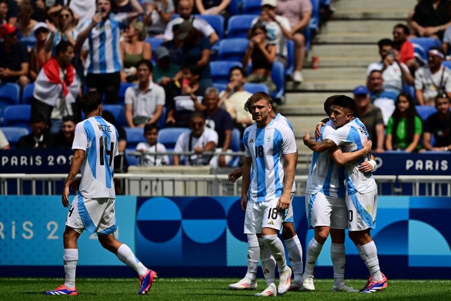 Os jogadores argentinos em Lyon