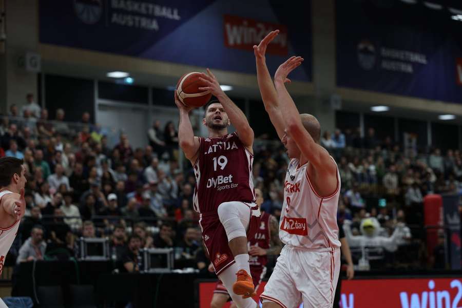 Rihards Lomazs und Kollegen waren für Österreich eine Nummer zu groß