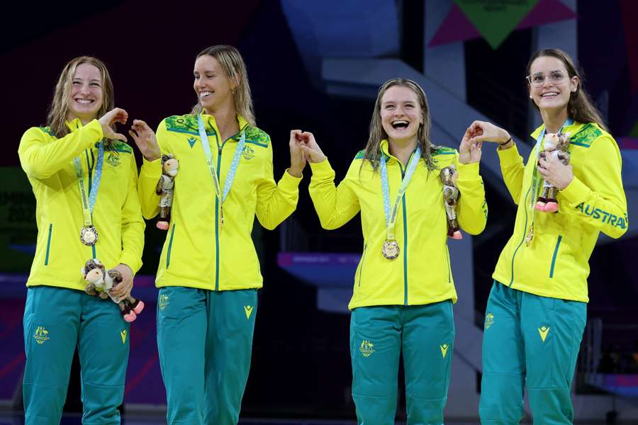 Australia took 25 of 52 gold medals in the pool at the Commonwealth Games