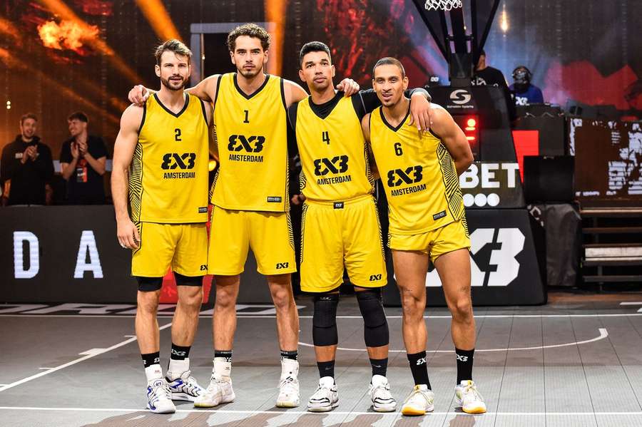 Team Amsterdam met een flinke inbreng van Olympische 3x3 kampioenen