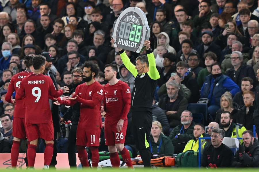 Chants were heard during the match between Chelsea and Liverpool