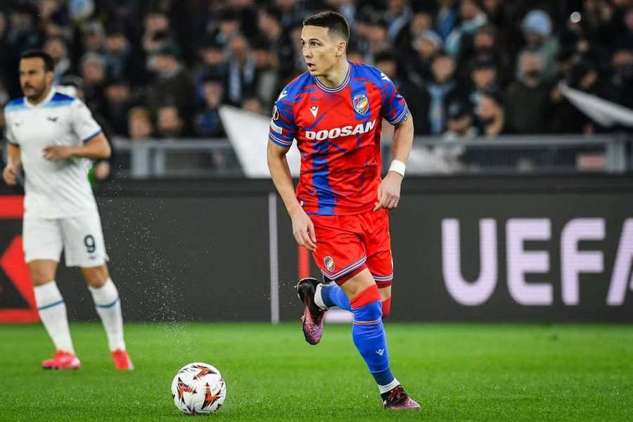 Markovič v drese Plzne.