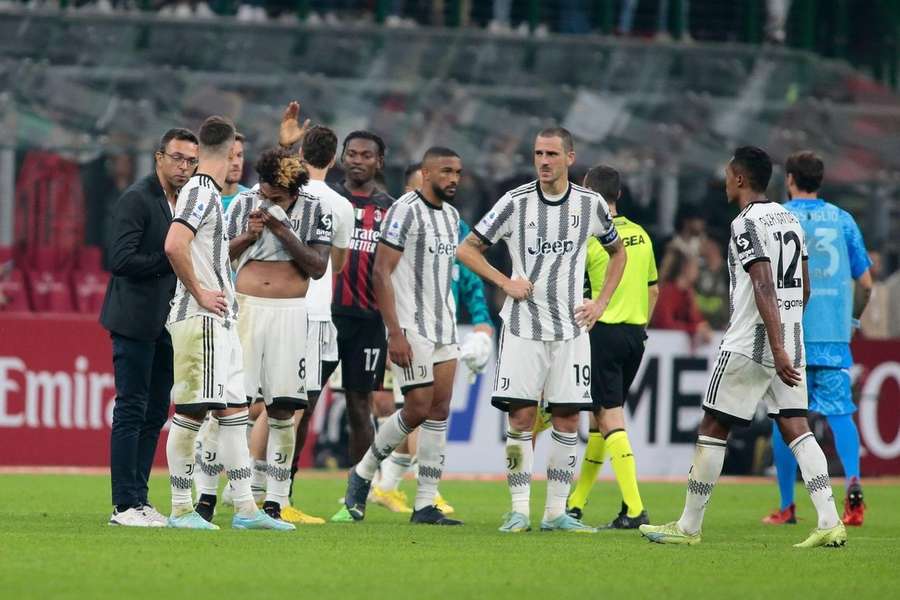 La Juventus encaissant une 4e défaite en championnat ce samedi (2-0). 