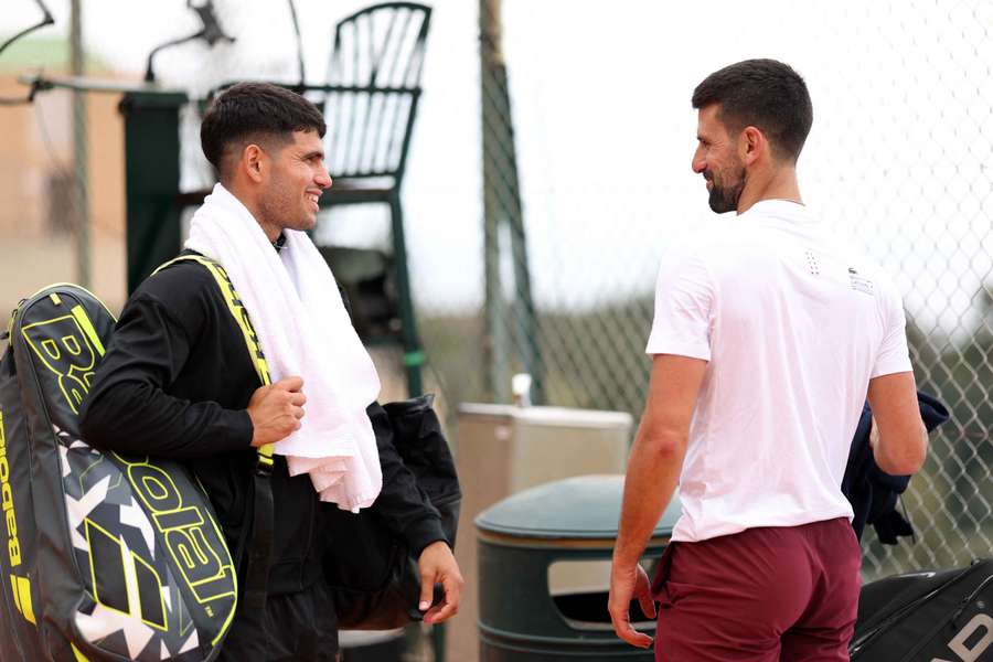 Alcaraz se ven las caras de nuevo Djokovic Alcaraz se ven las caras de nuevo Djokovic